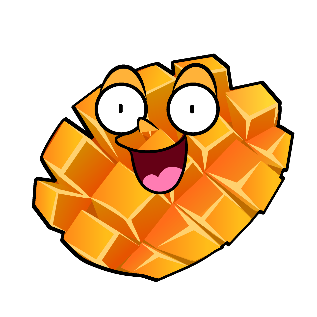 Surprised Sliced Mango