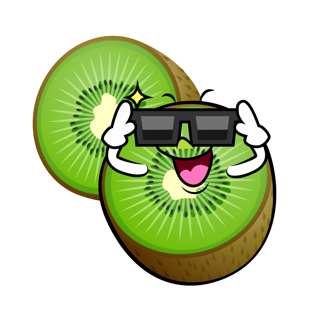 Sunglasses Sliced Kiwi