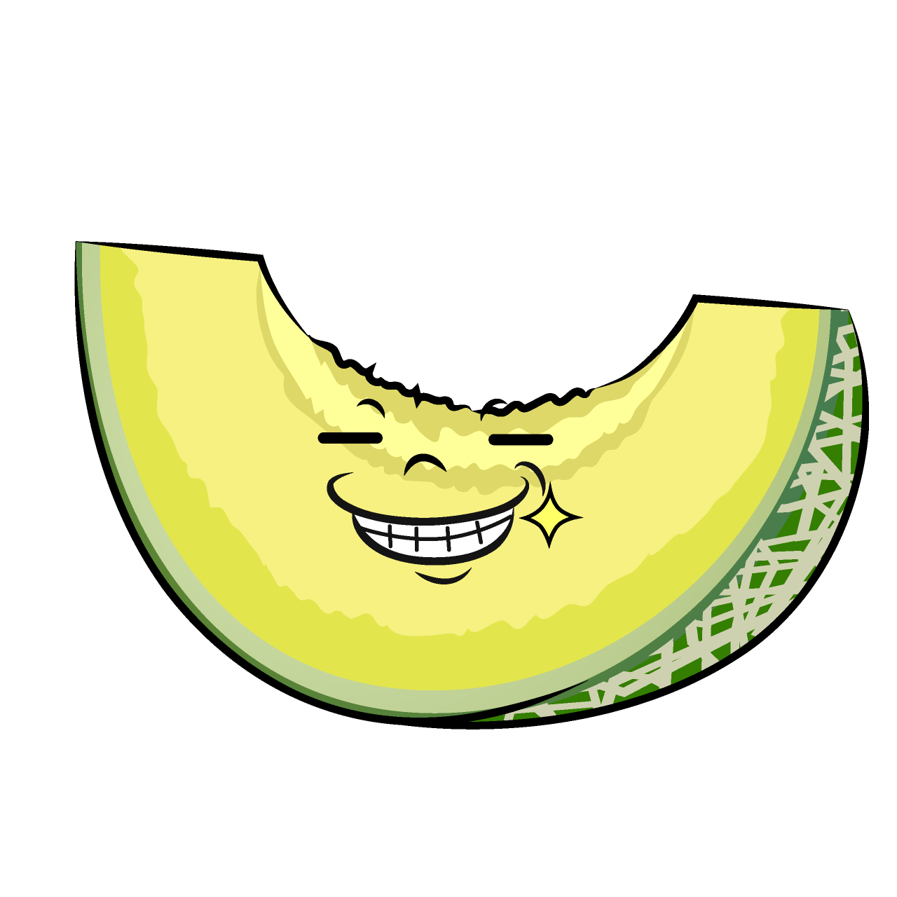 Grinning Green Melon