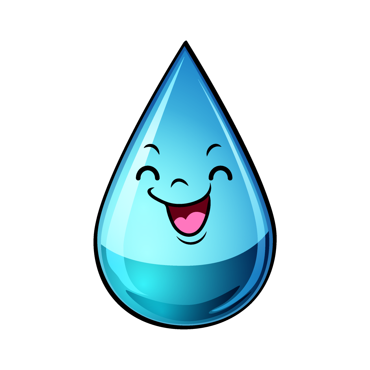 Smiling Water Drop