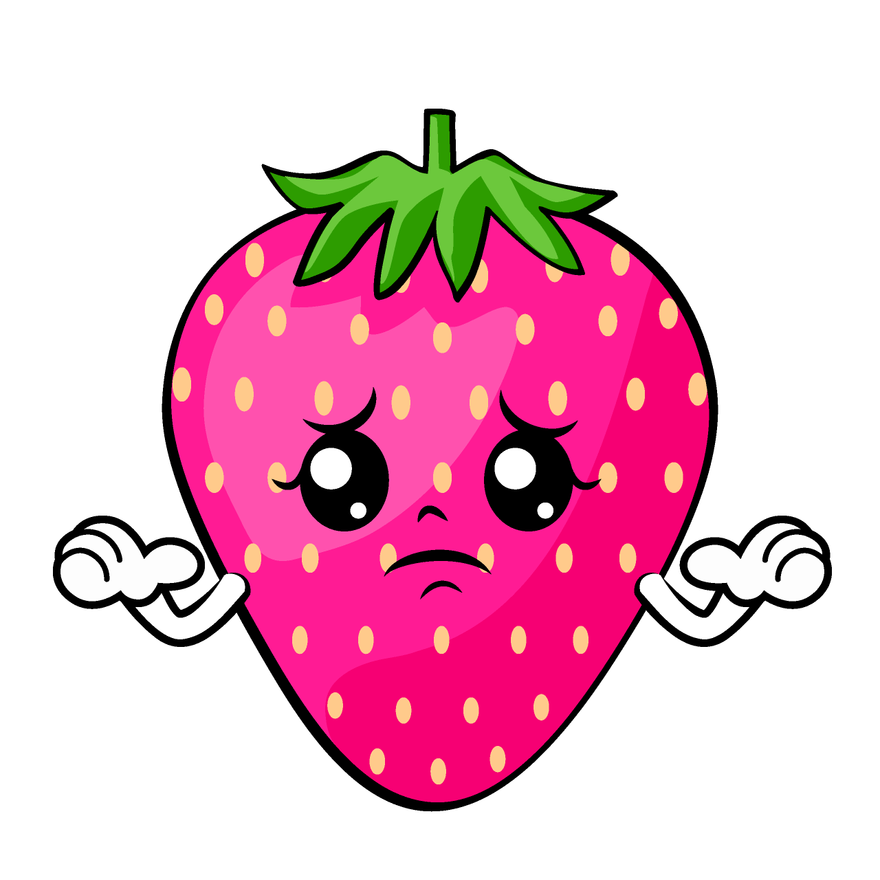 困るピンク苺