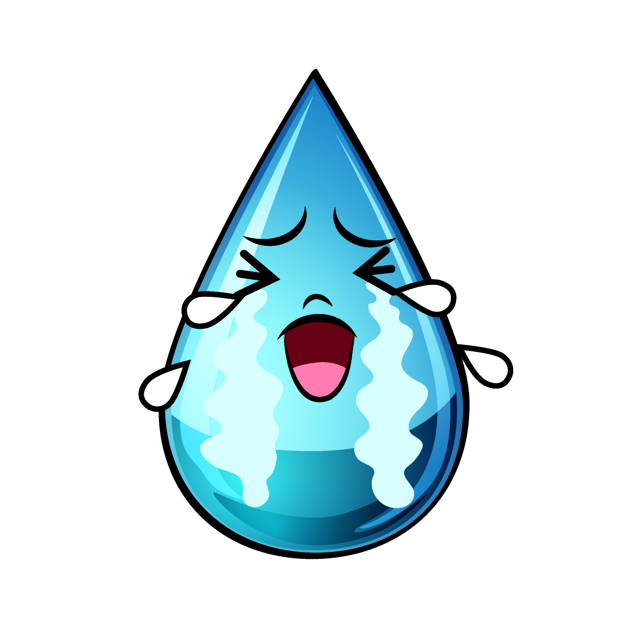 泣く水滴