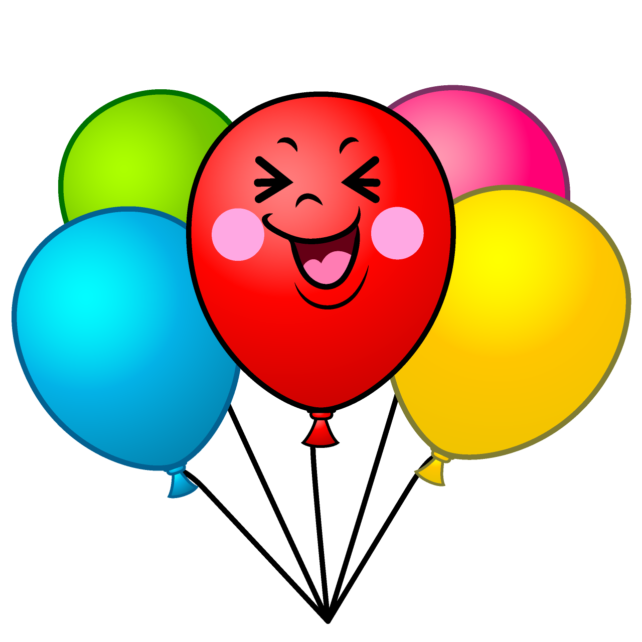 Laughing Colorful Balloon