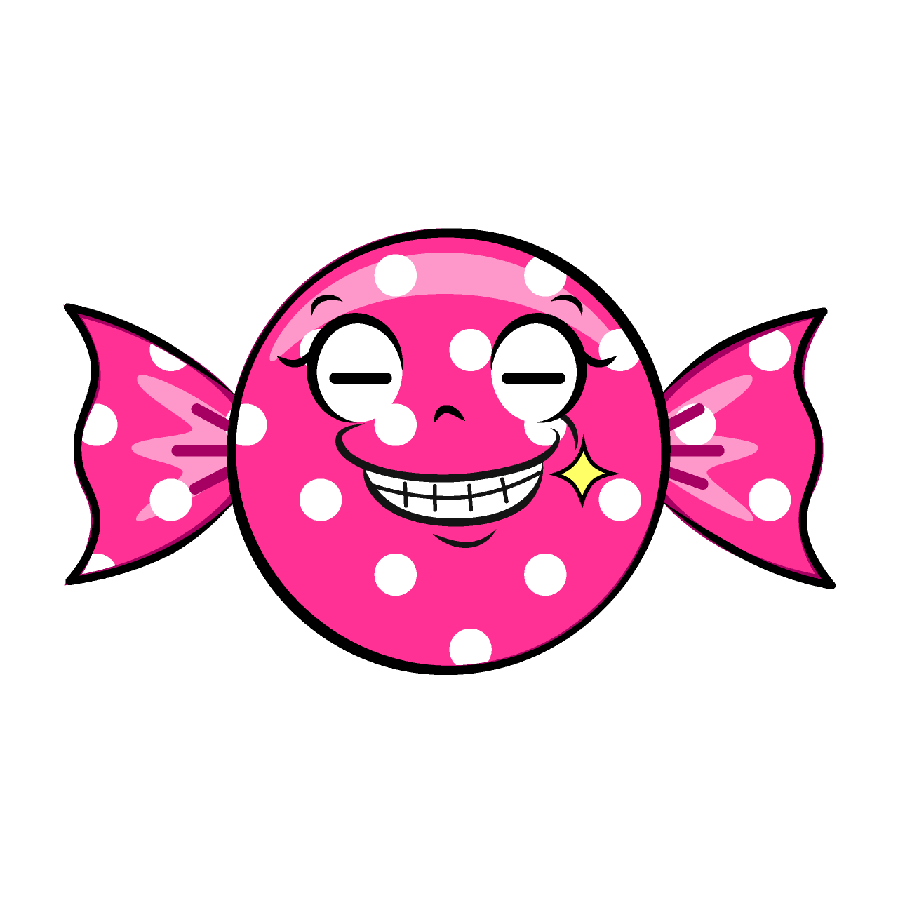 Grinning Pink Candy