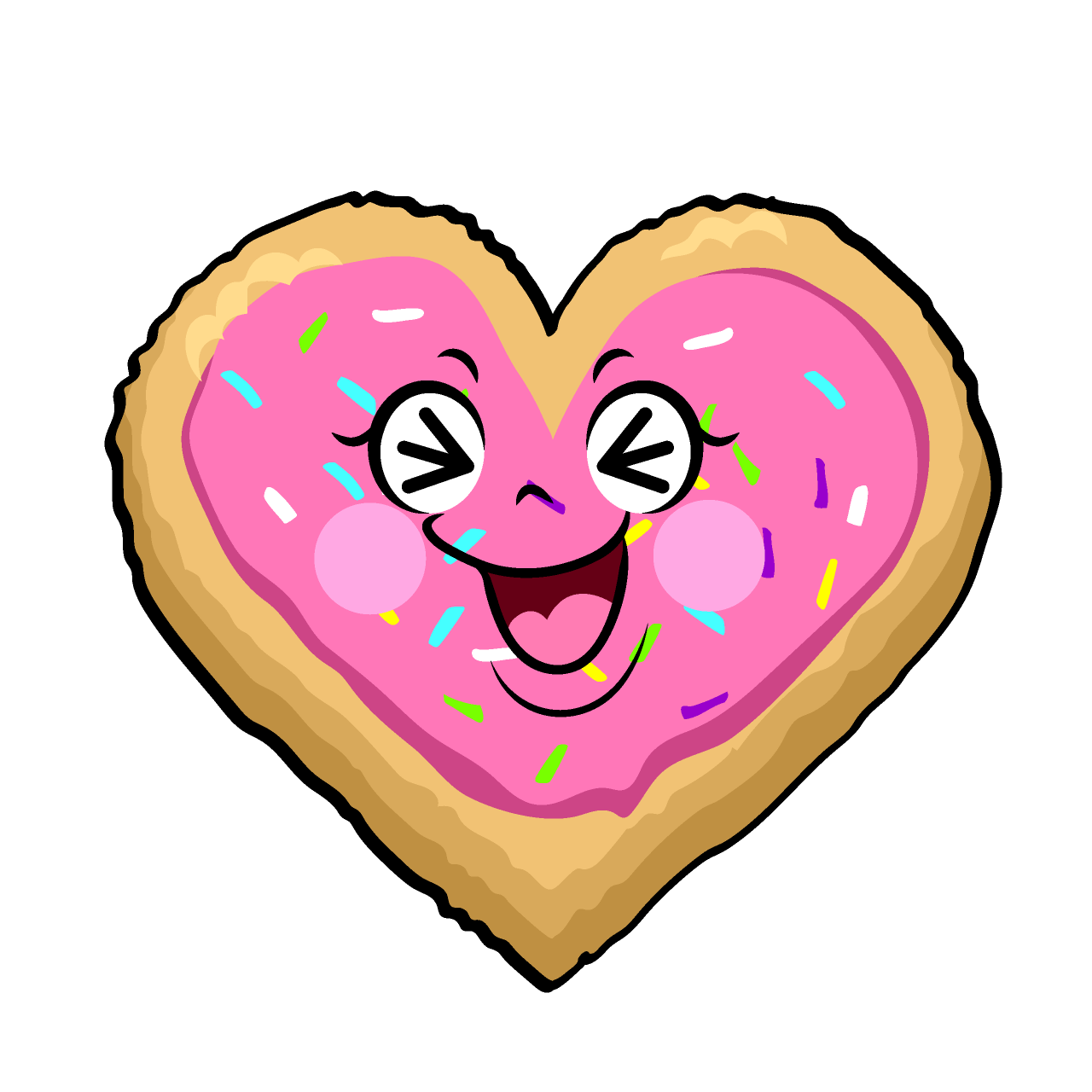 Laughing Heart Cookie