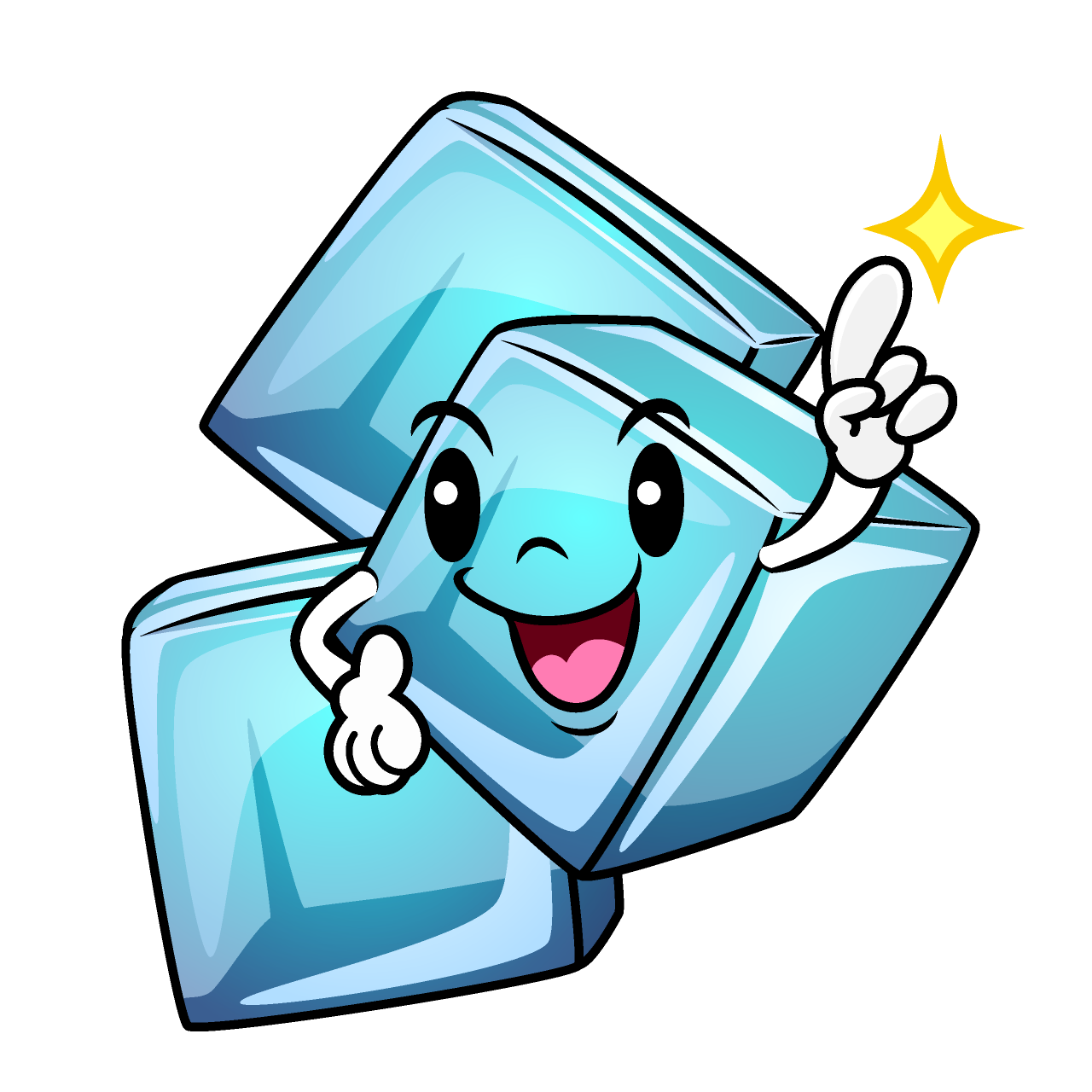 Pointing Ice Cube