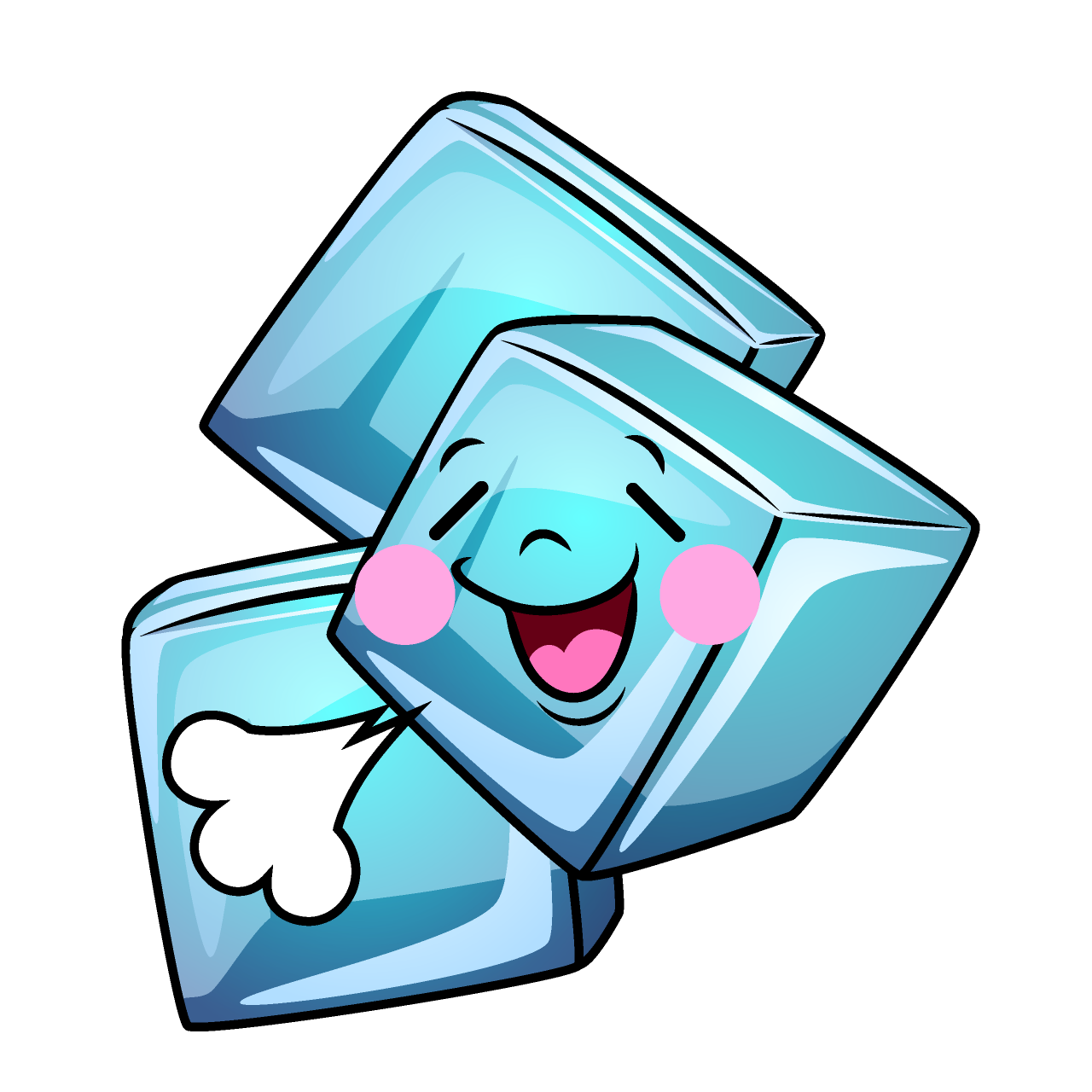 Relieved Ice Cube