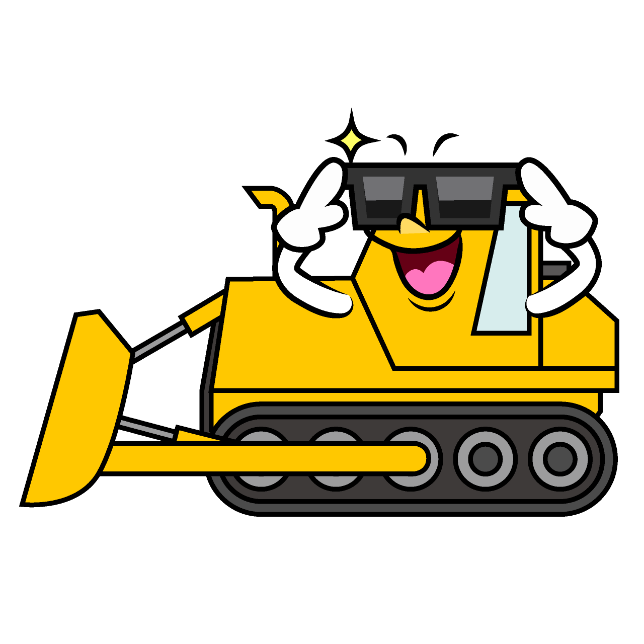 Sunglasses Bulldozer
