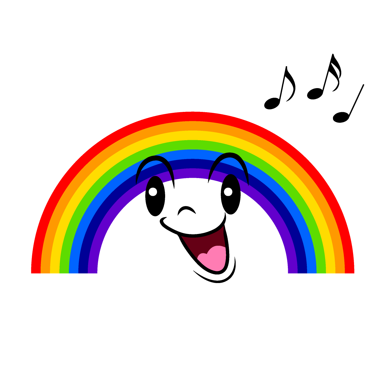 歌う虹