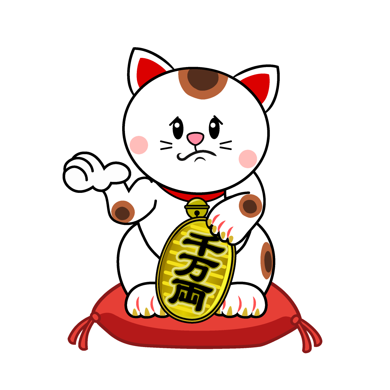 困る招き猫
