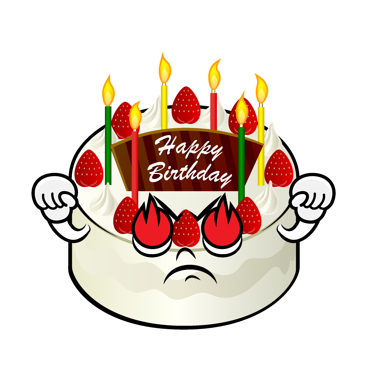 熱意の誕生日ケーキ