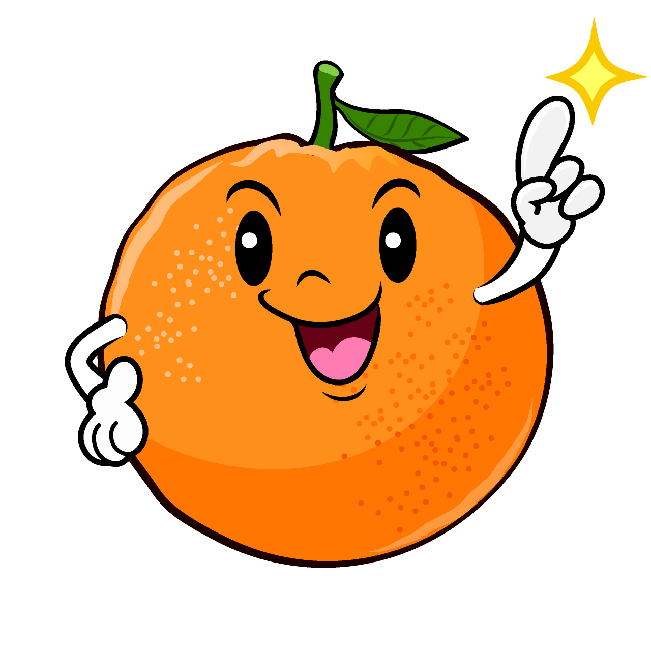 Pointing Orange
