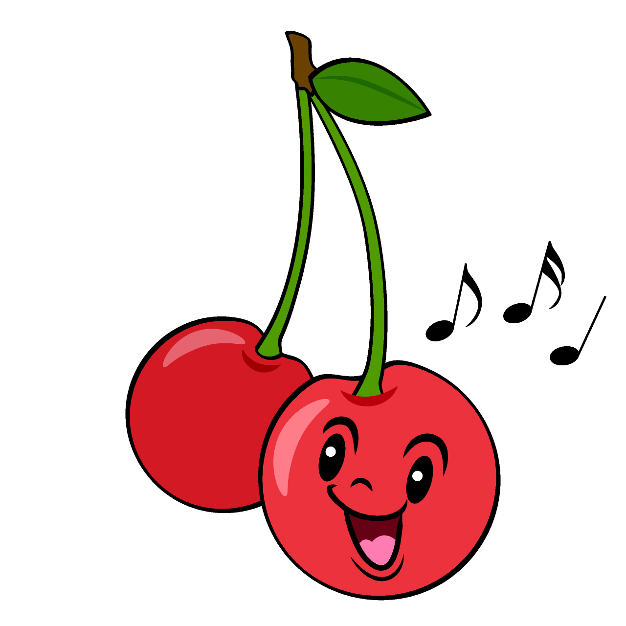 歌うサクランボ