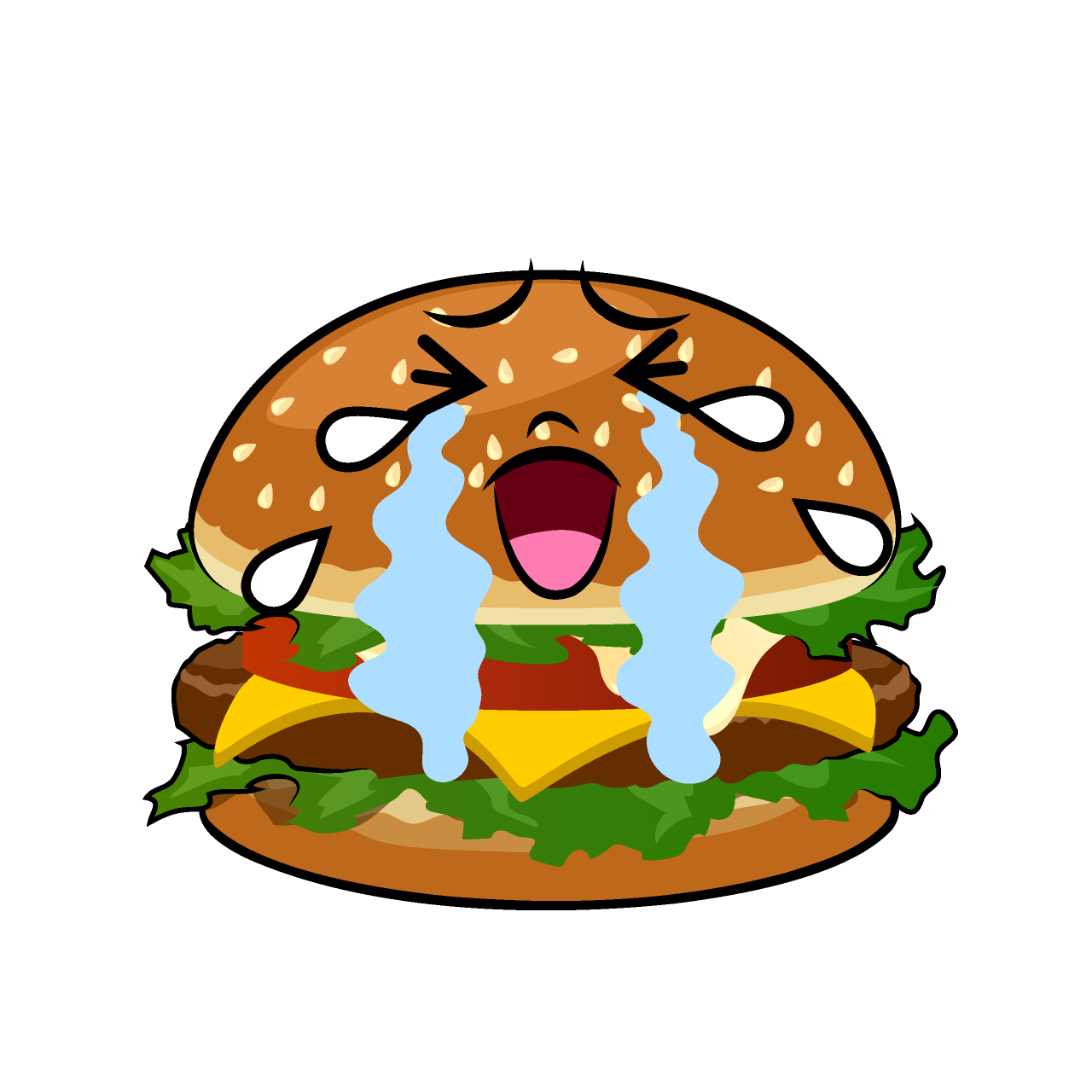 泣くハンバーガー
