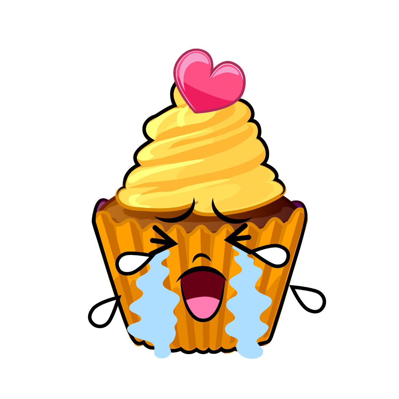 Crying Cupcake