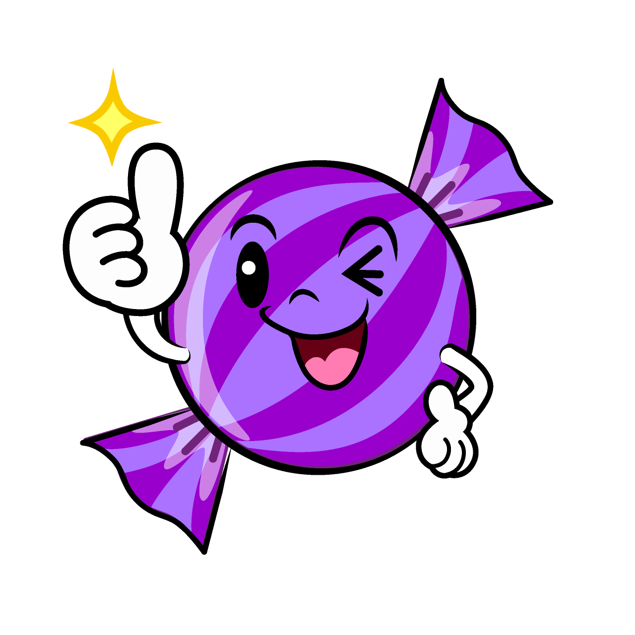 Thumbs-up Candy