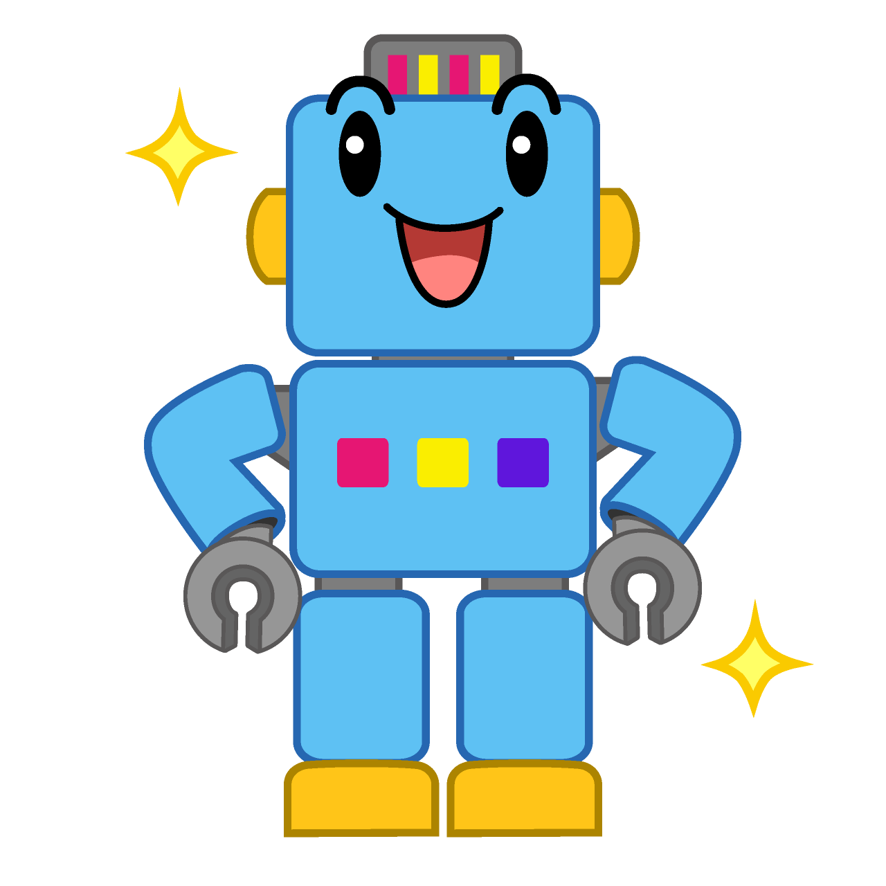 自信満々なロボット