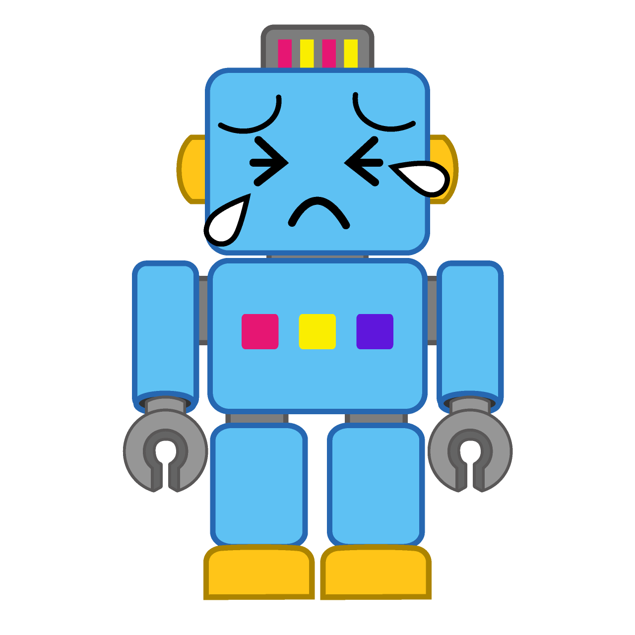 泣くロボット