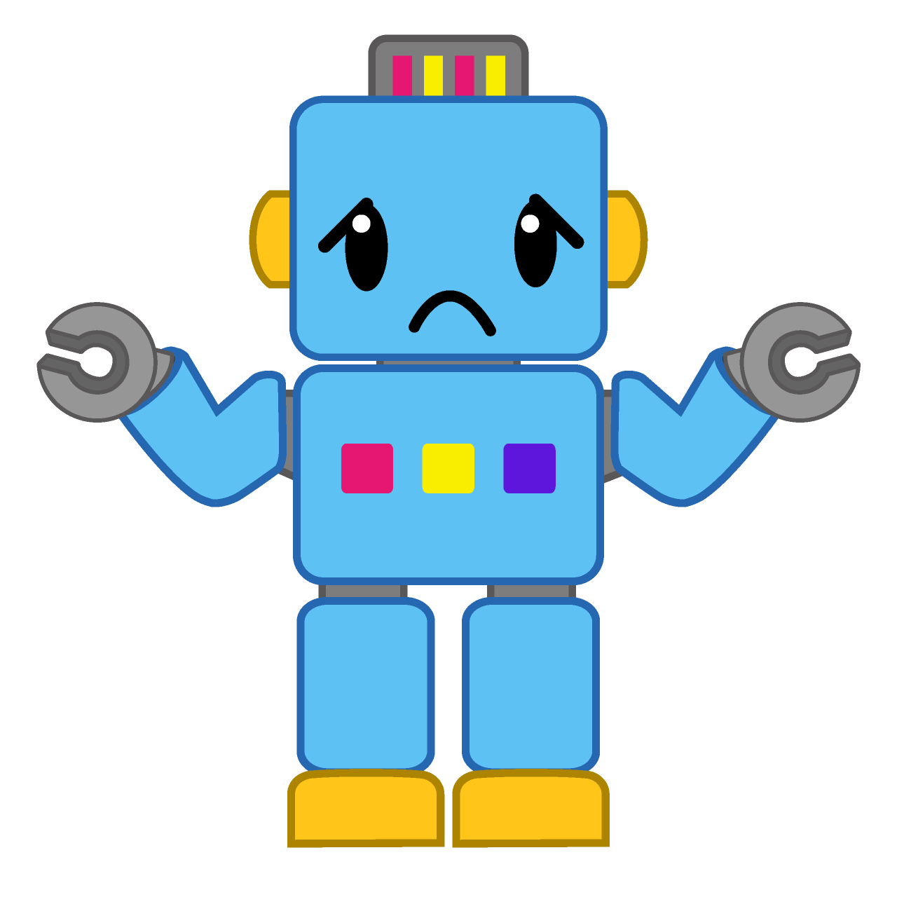困るロボット