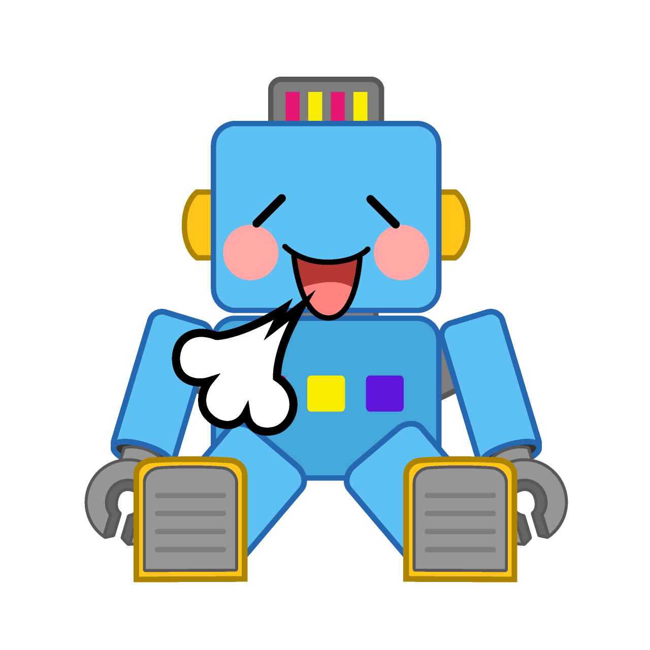 リラックスしたロボット