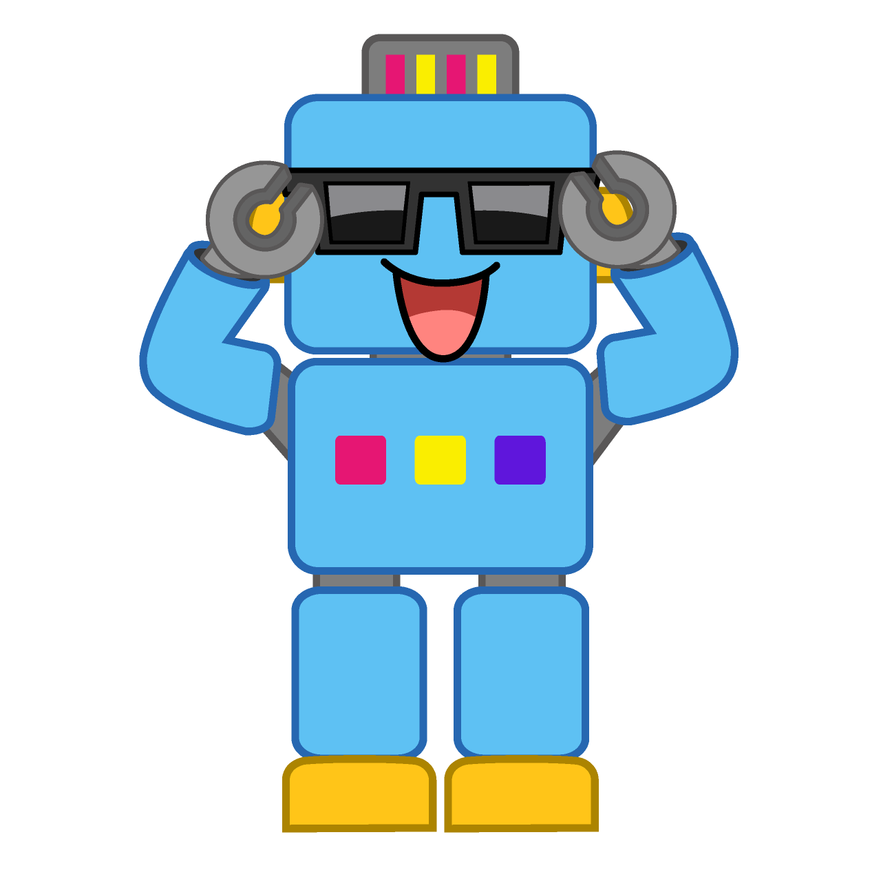 サングラスのロボット