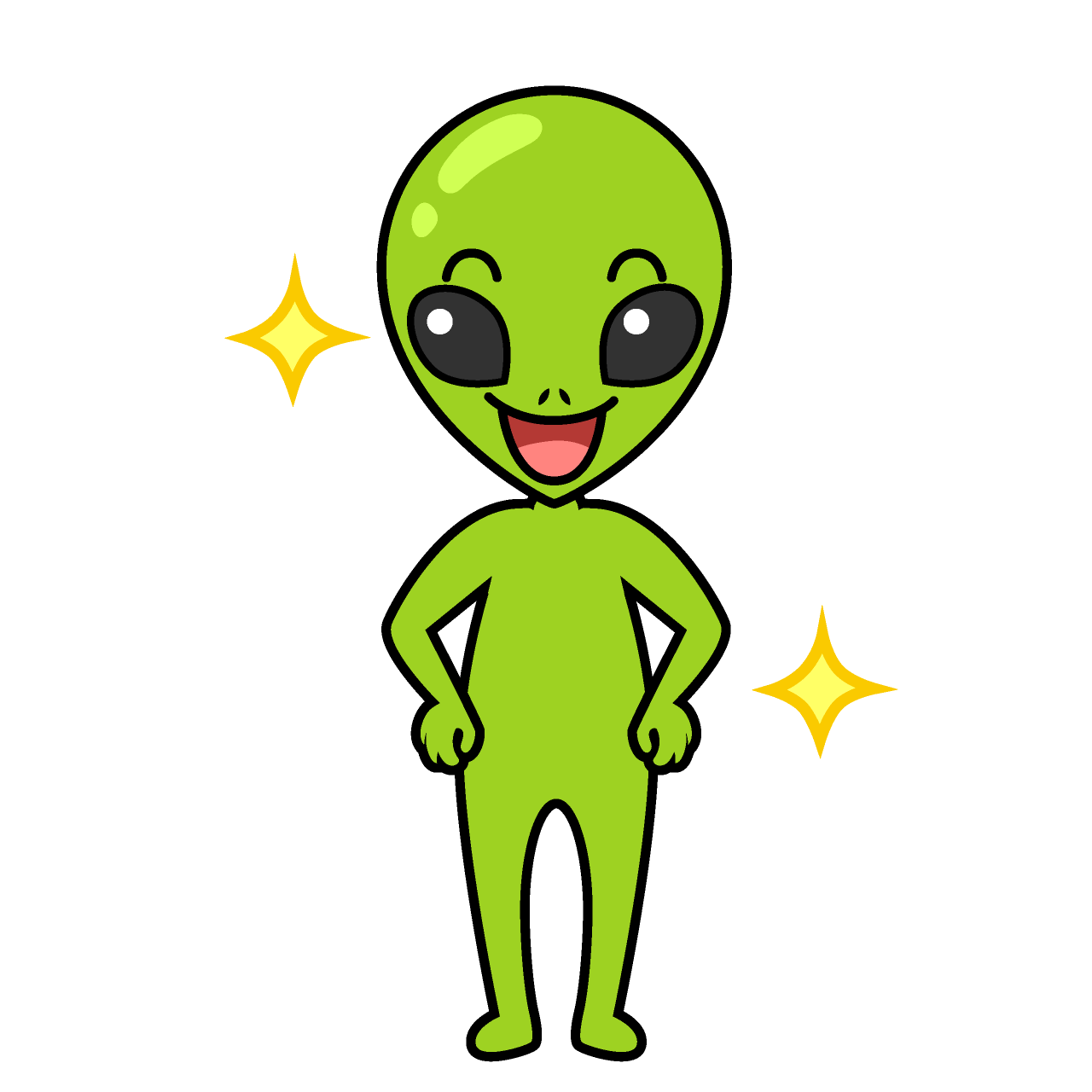 自信満々な宇宙人