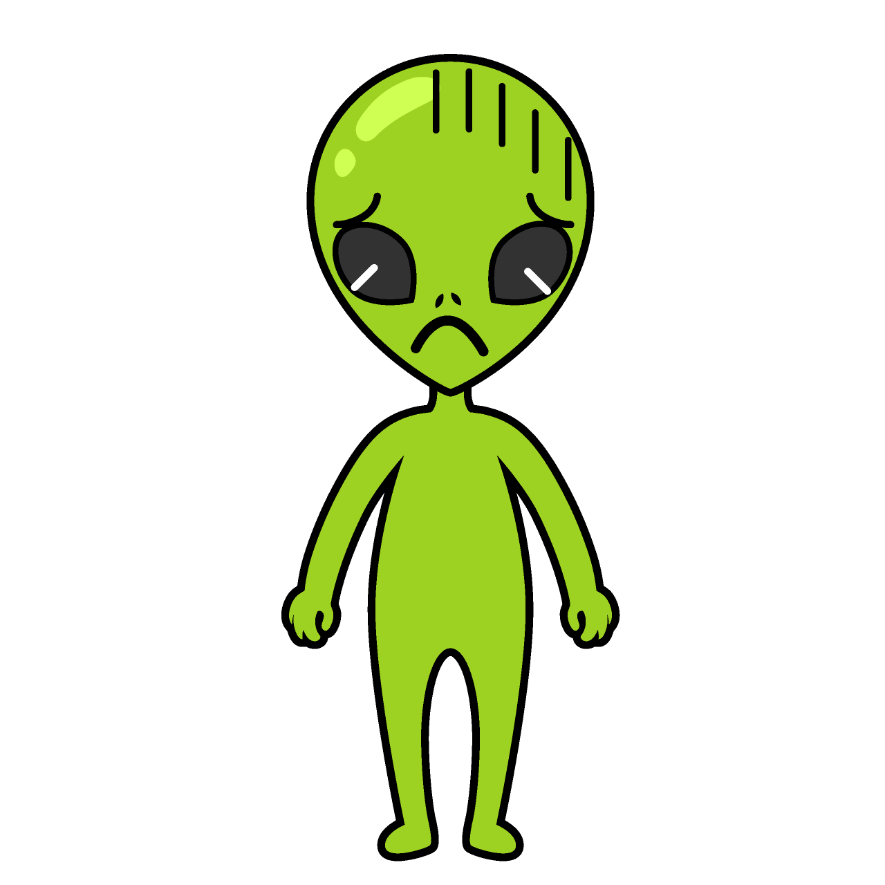 落ち込む宇宙人