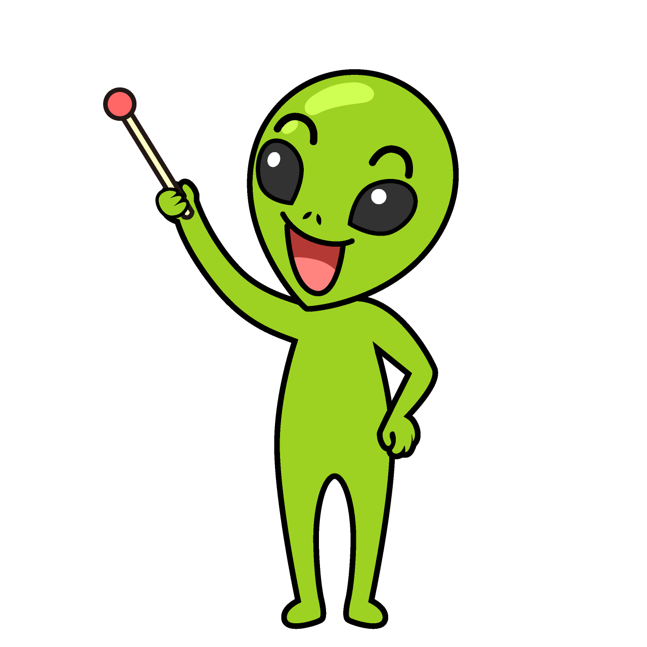説明する宇宙人