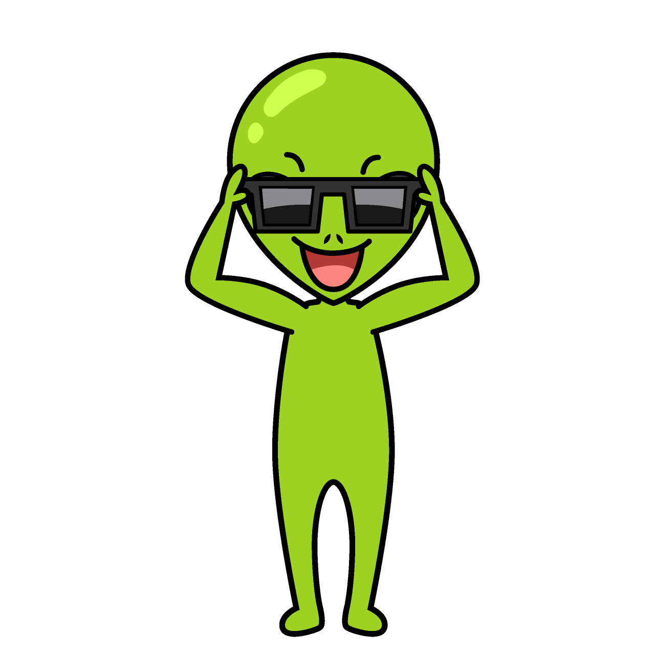 サングラスの宇宙人