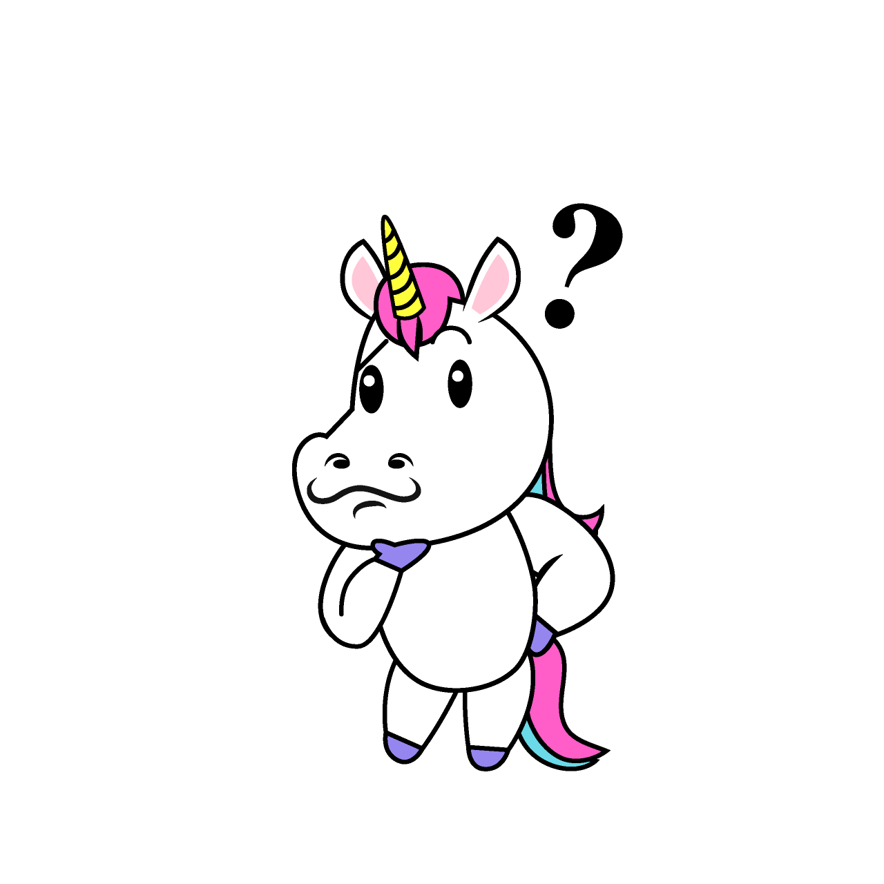 考えるユニコーン