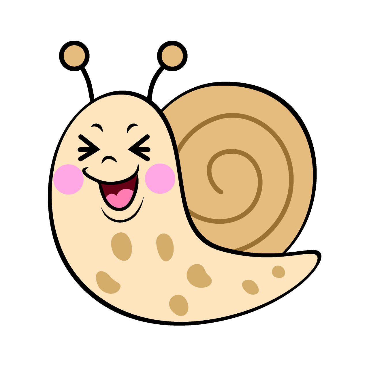 笑うカタツムリ