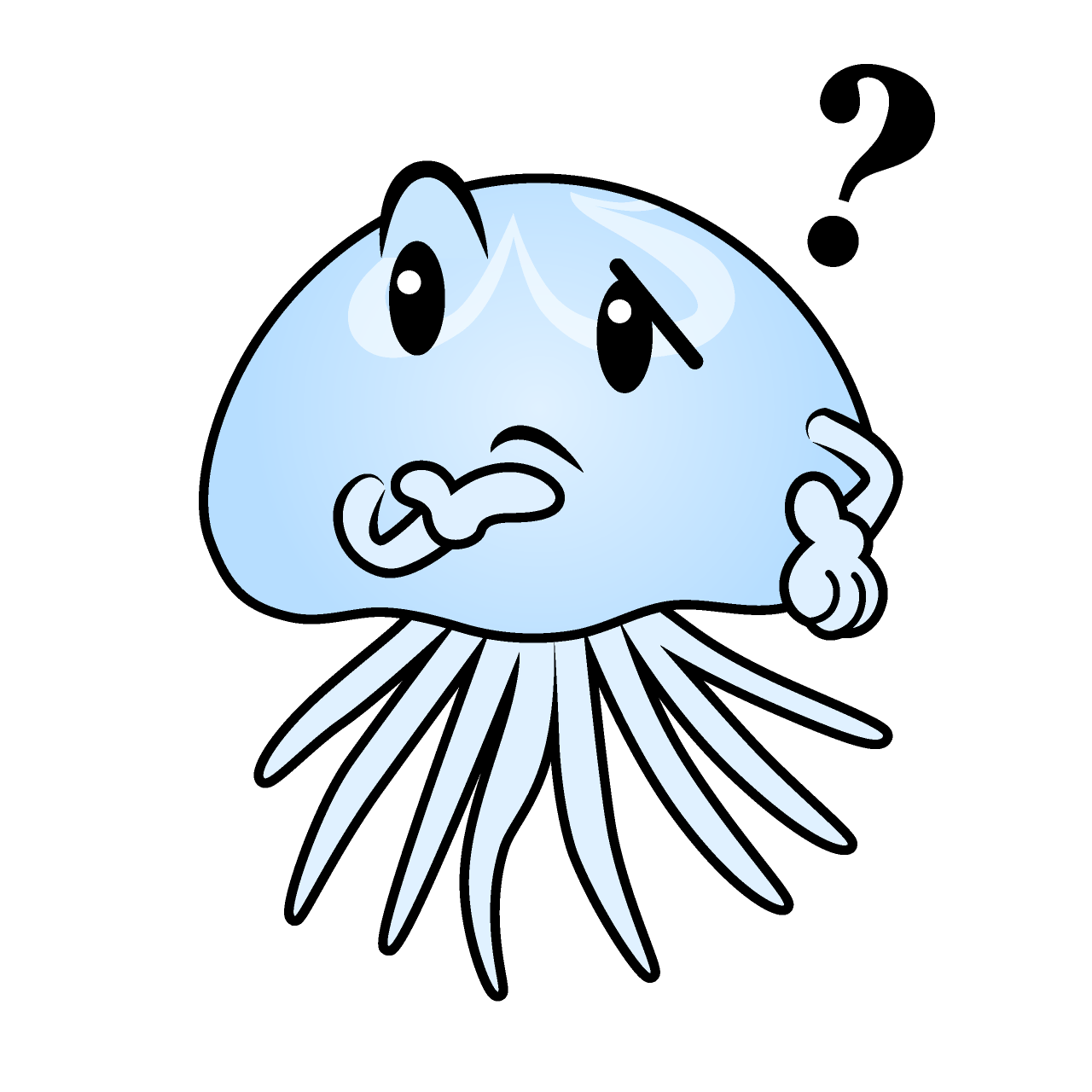 考えるクラゲ