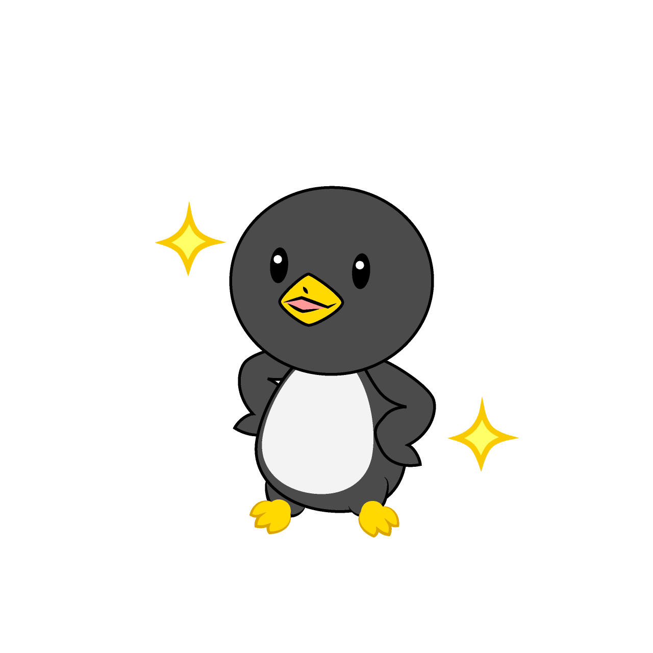 Confident Penguin