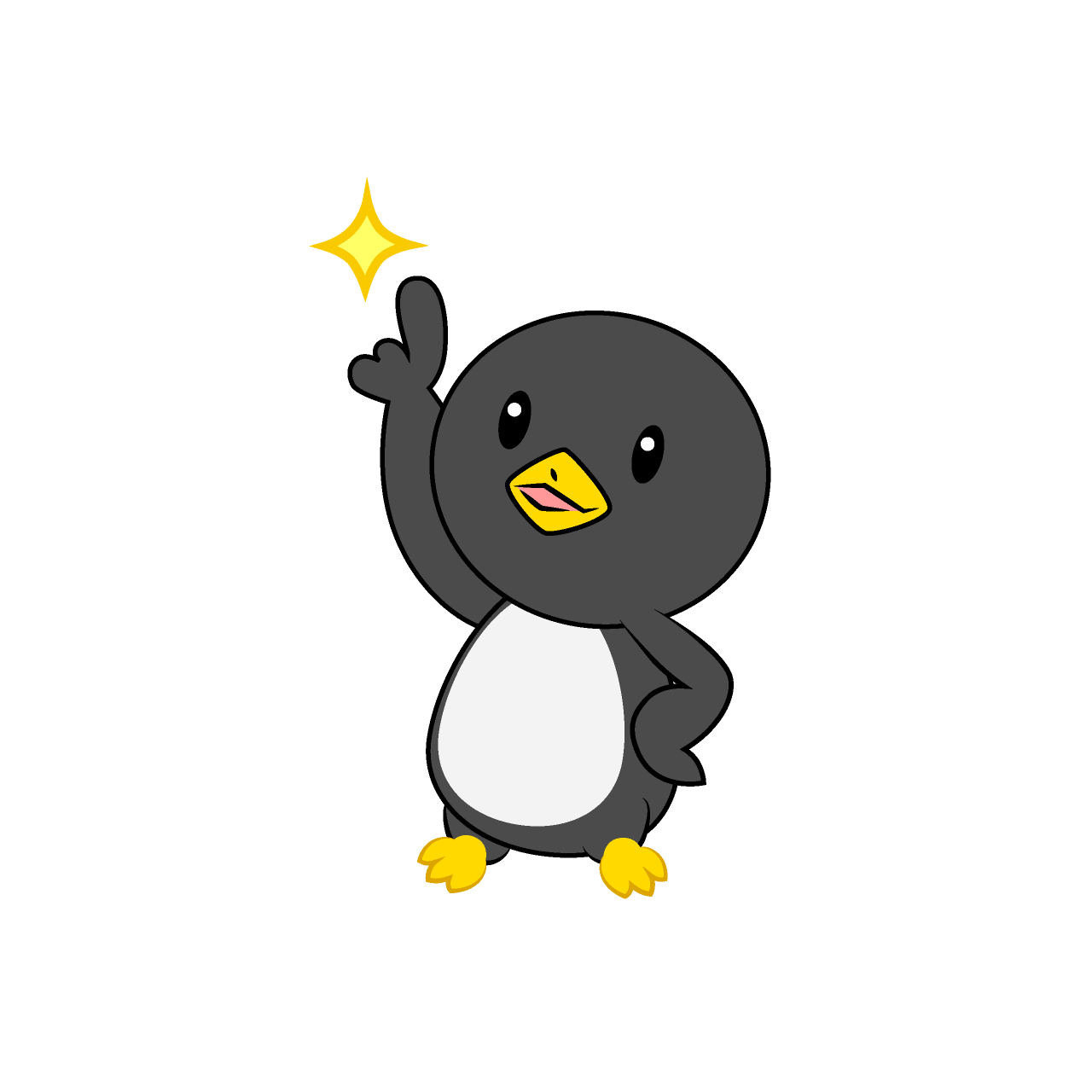Pointing Penguin