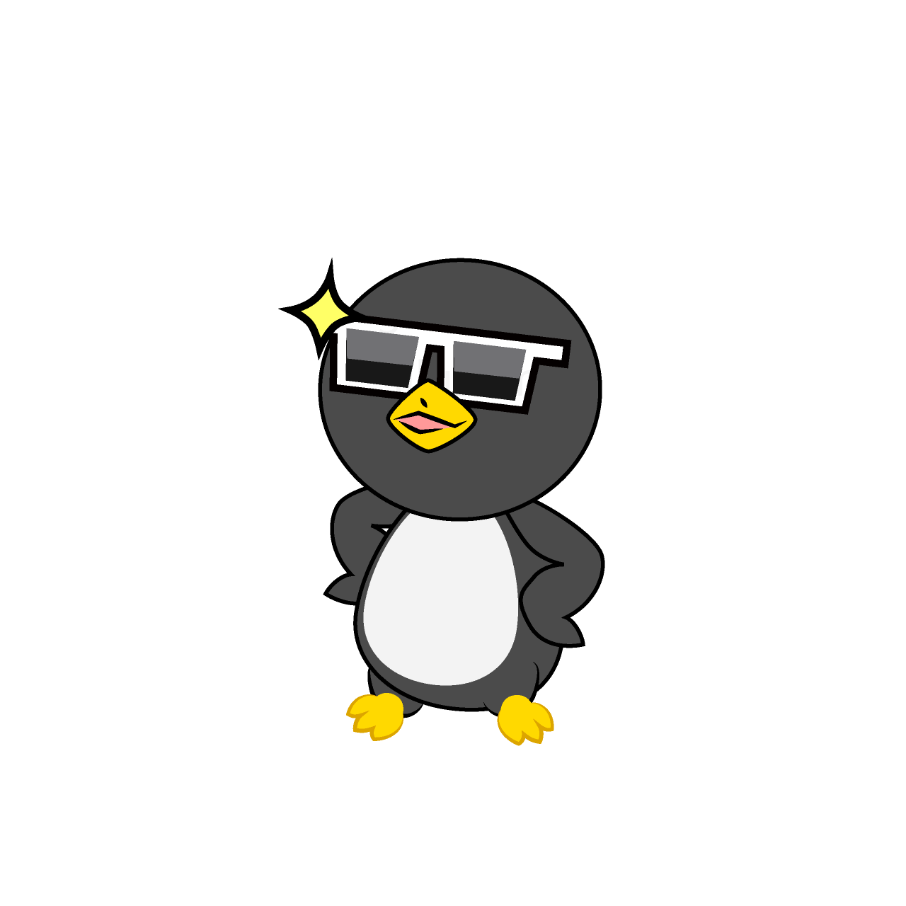 かっこいいペンギン