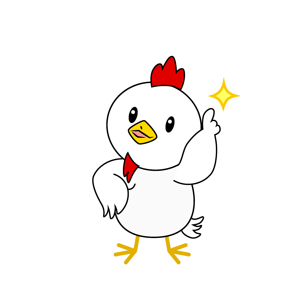 Pointing Chicken