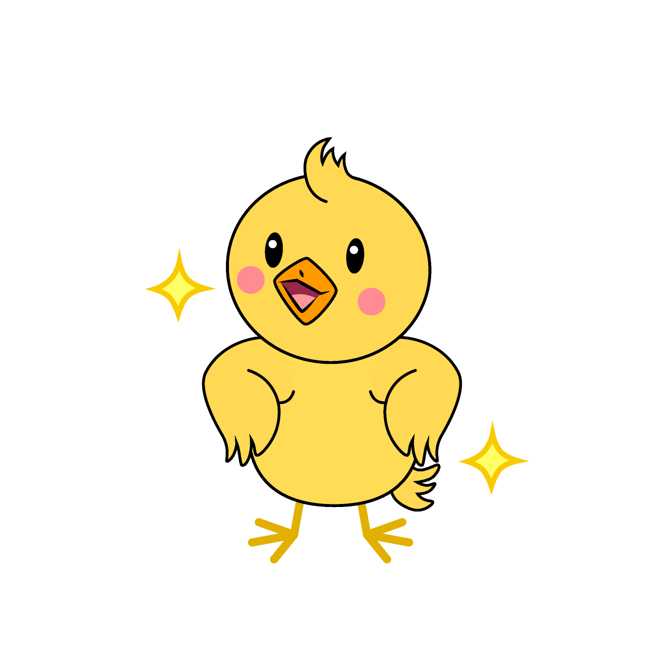Confident Chick