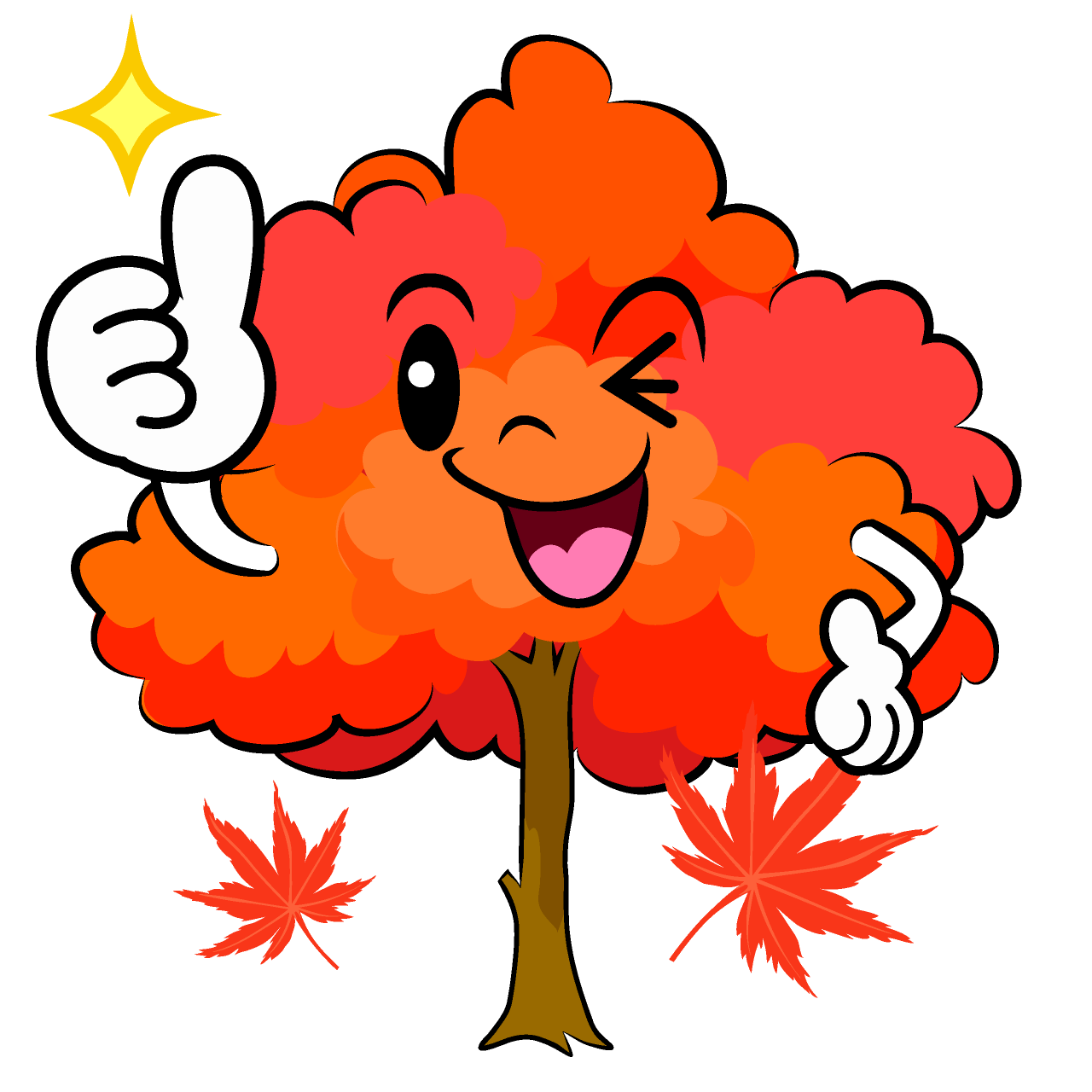 いいね！のモミジ木