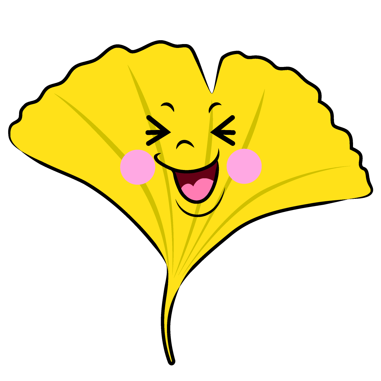 Laughing Ginkgo Leaf