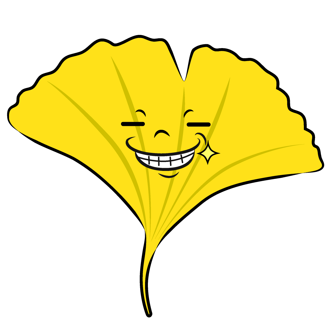 Grinning Ginkgo Leaf