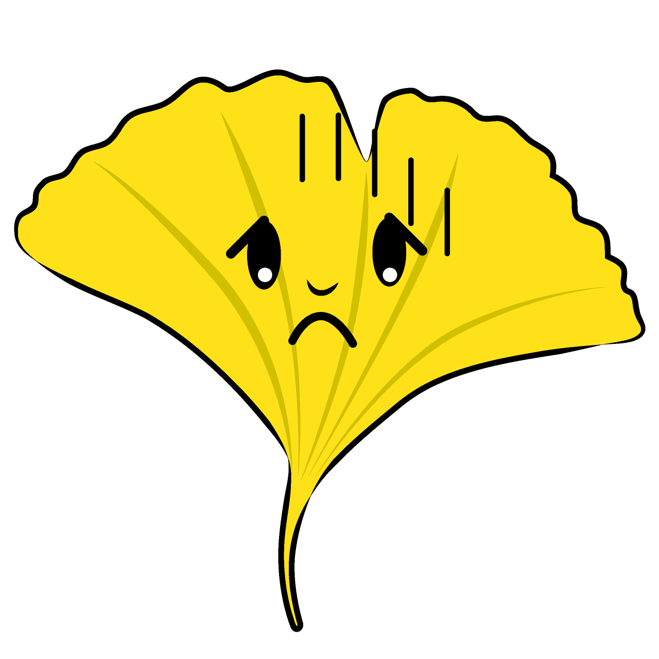 Depressed Ginkgo Leaf