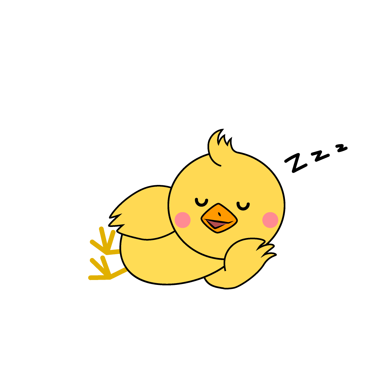 Sleeping Chick