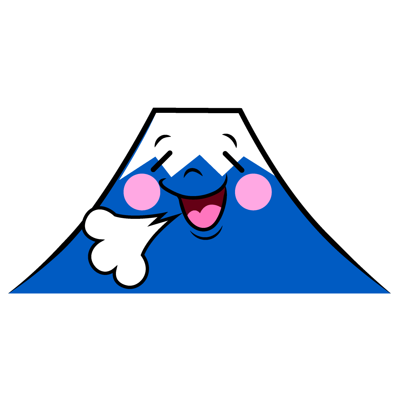 リラックスする富士山