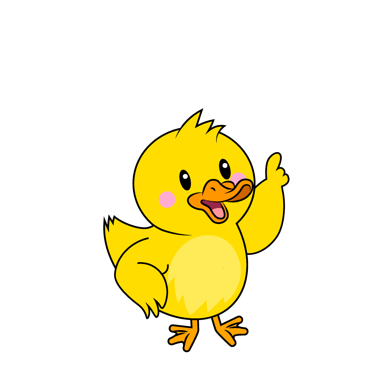 Pointing Duck
