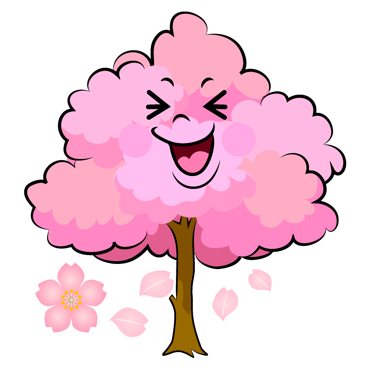 Laughing Cherry Blossom Tree