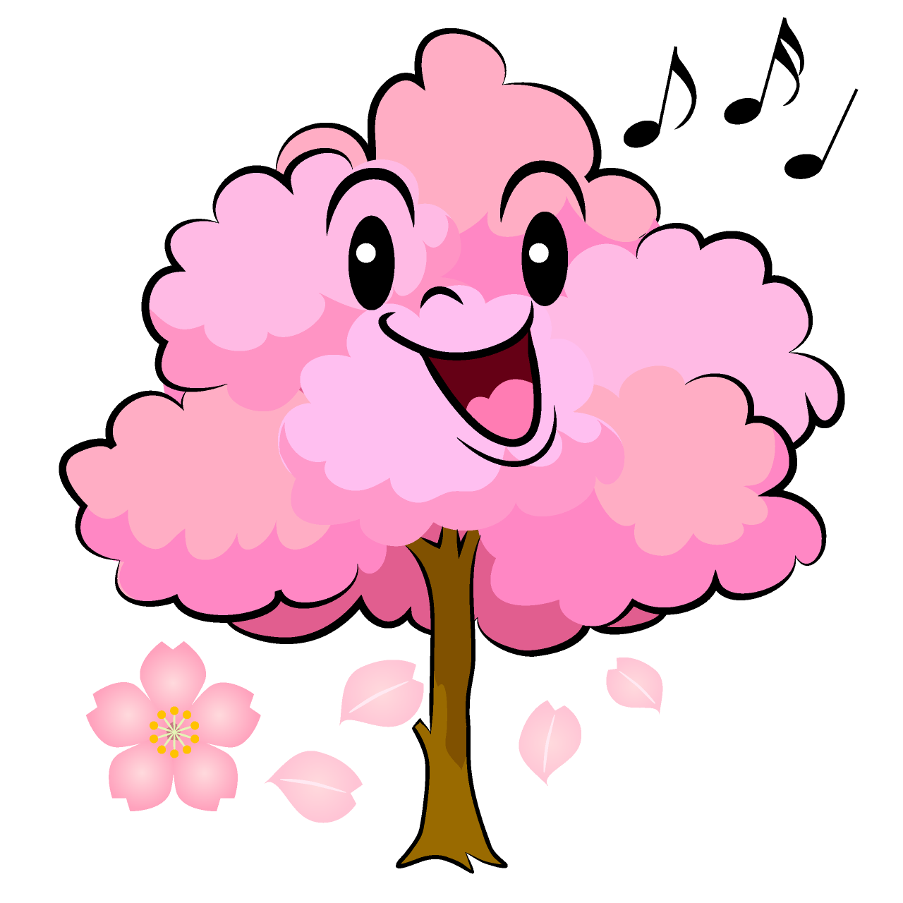 Singing Cherry Blossom Tree