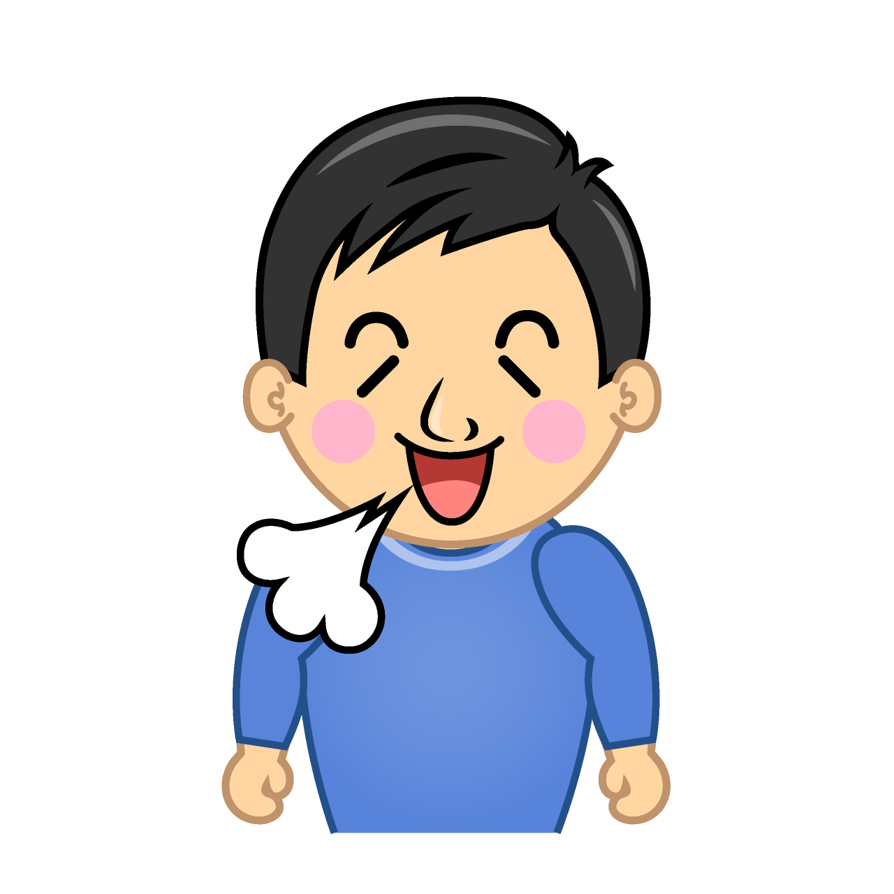 リラックスするお父さん
