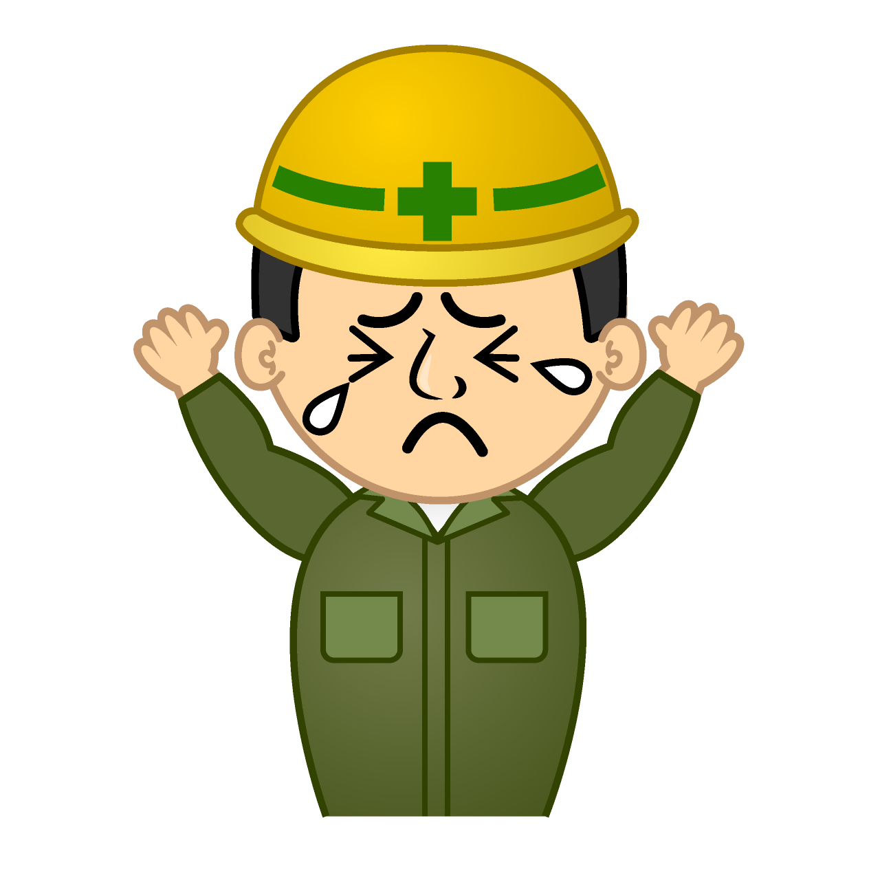 Crying Worker