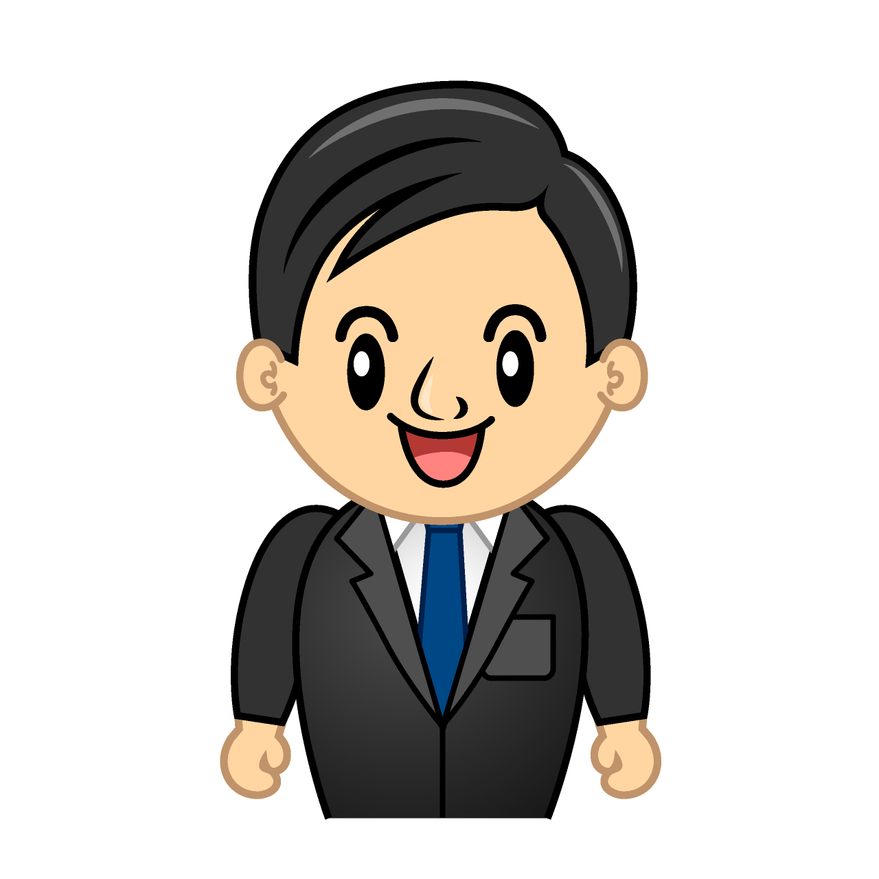 笑顔のサラリーマン
