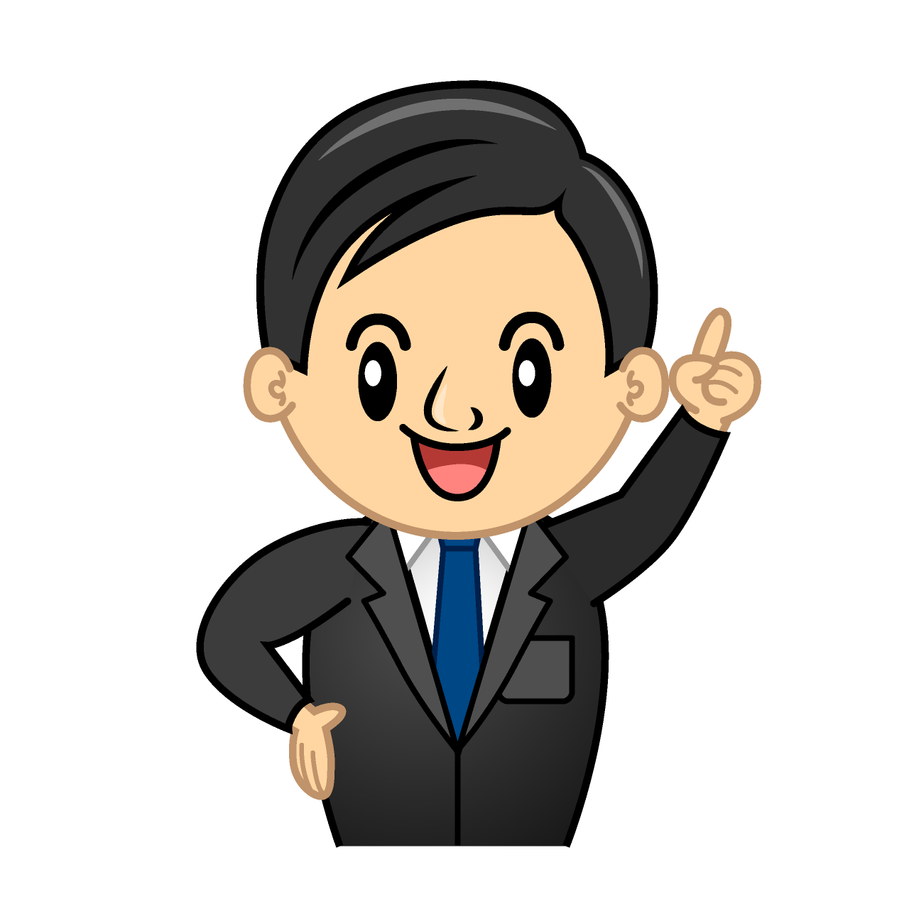 指差しサラリーマン
